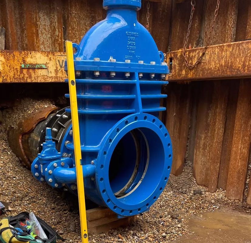 Robinet cu sertar cuțit ape reziduale Troiainstalatii.ro Robineți industriali Iași