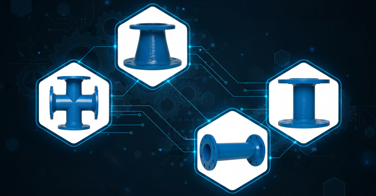 Flanșe din fontă pentru instalații profesionale