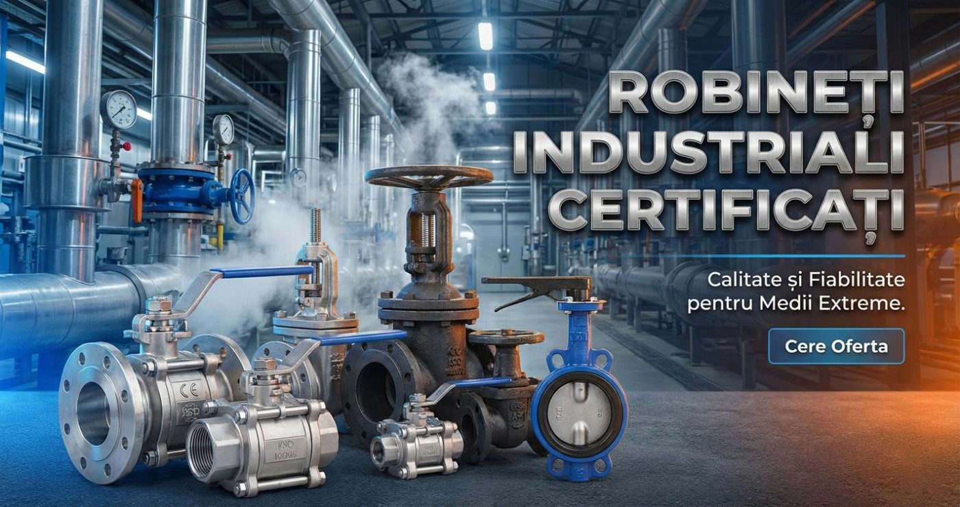 Robineți industriali certificați Troiainstalatii.ro