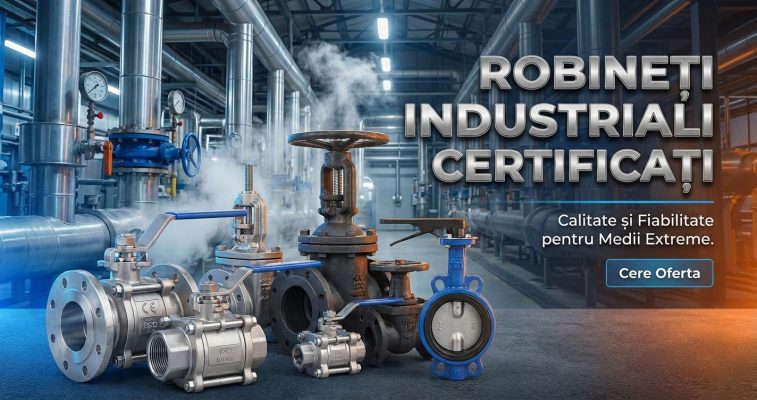 Robineți industriali certificați Troiainstalatii.ro