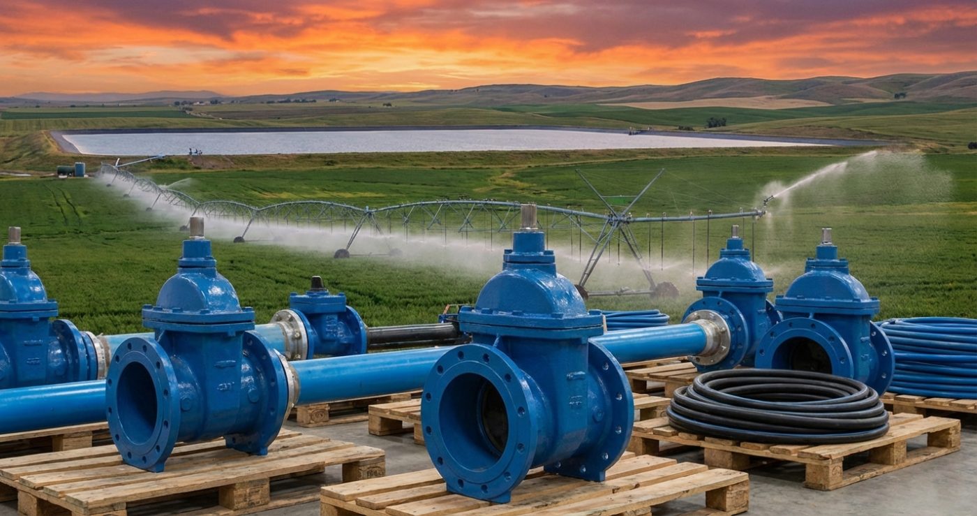 Robineți din fontă pentru sisteme de irigații și apă brută Robineti industriali